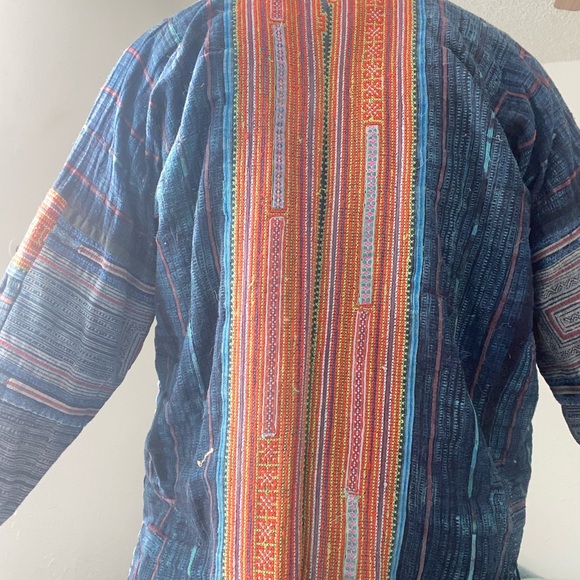 Unique unisex handmade embroidered shirt/jacket - Picture 3 of 9